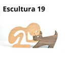 Escultura em Madeira Pelos Pets