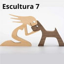 Escultura em Madeira Pelos Pets