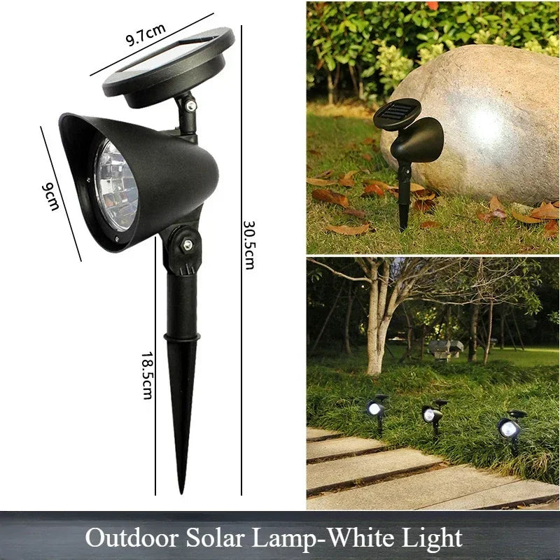 Luminária Espeto Jardim Solar LED