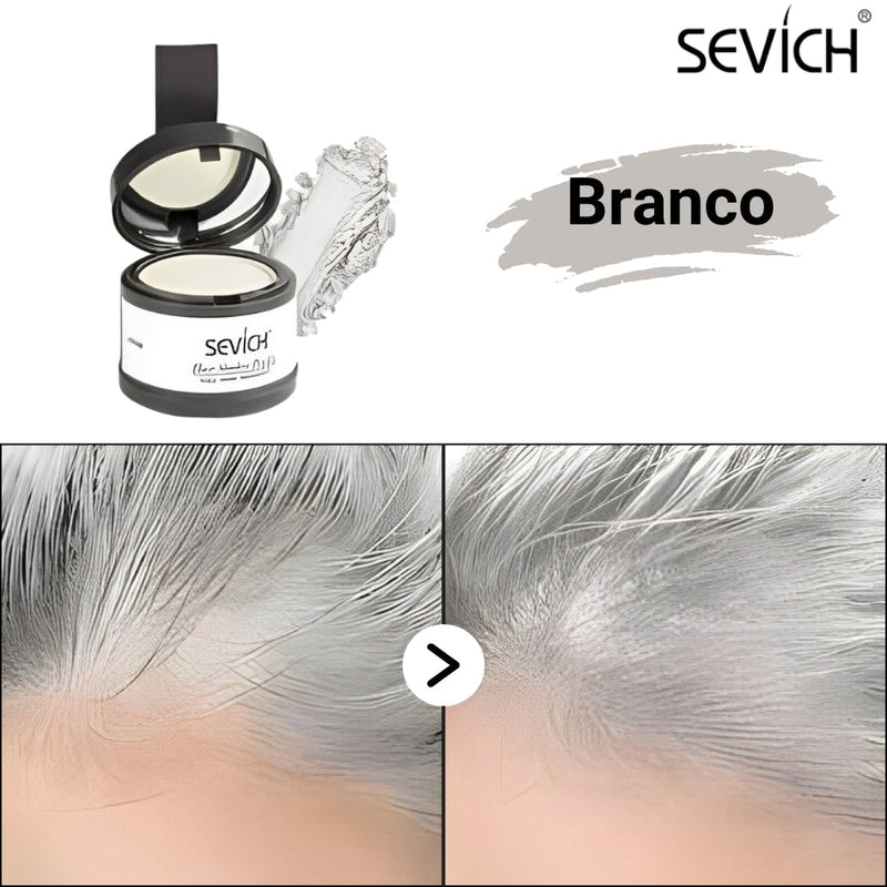 Pó Maquiagem para cabelo a prova D'água - SEVÍCH ✅