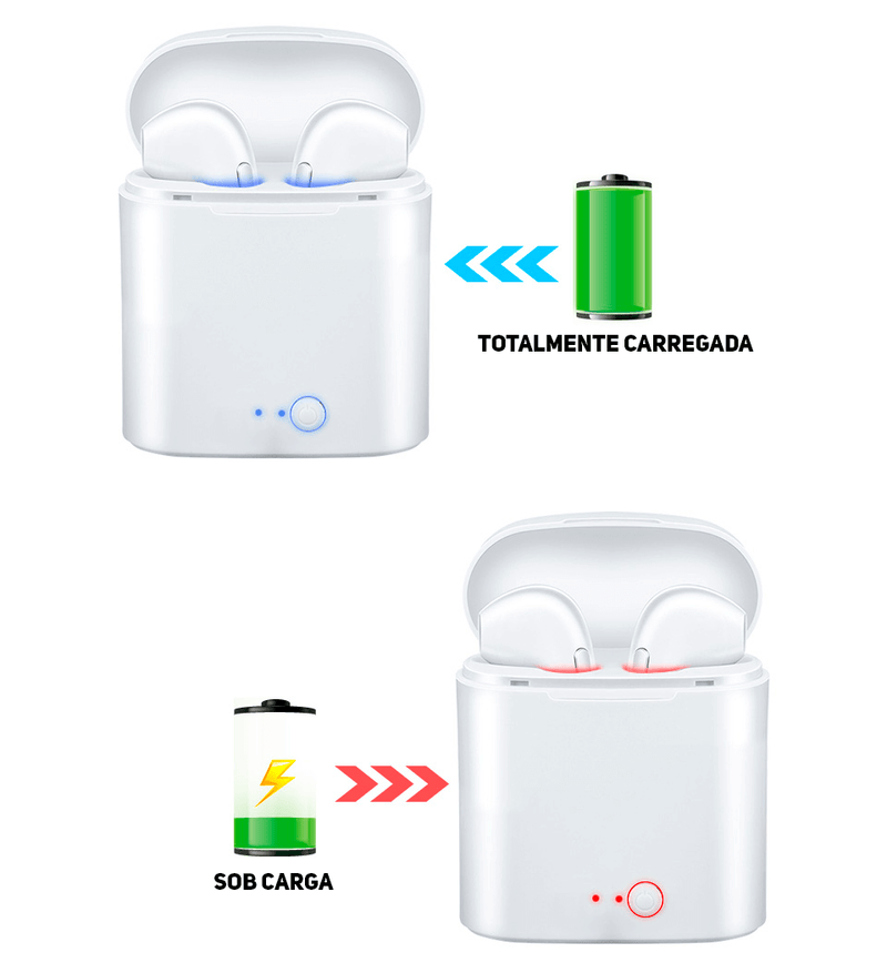 Fone de Ouvido Sem Fio i7S