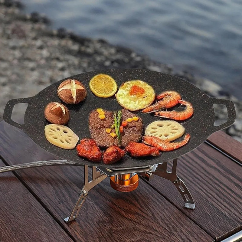 CookFlex™ – Frigideira de Pedra Vulcânica Antiaderente (Cozinhe sem Óleo e Sem Grudar Nada)