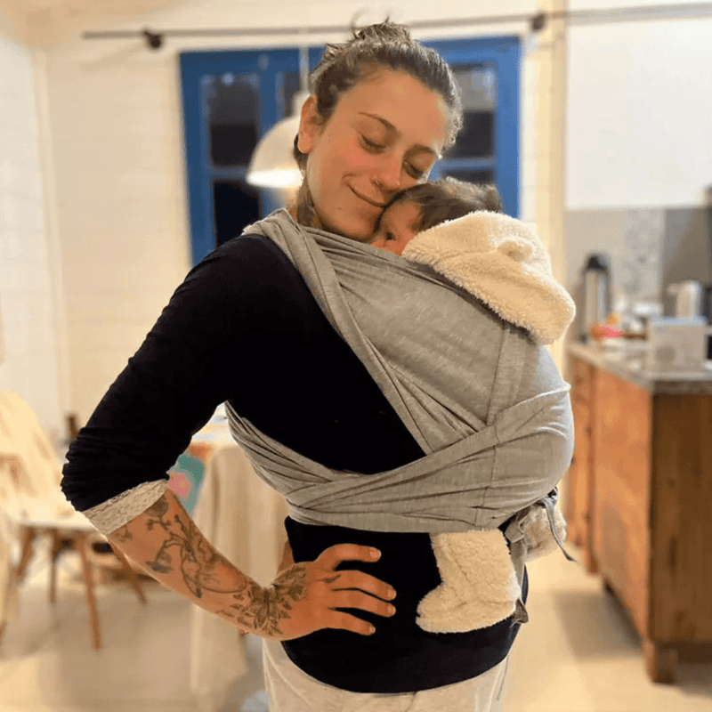 Canguru de pano - Fácil de Vestir 100% Algodão Orgânico