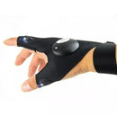 Luva Com Luz LED Iluminação Direcionada Pesca Serviços