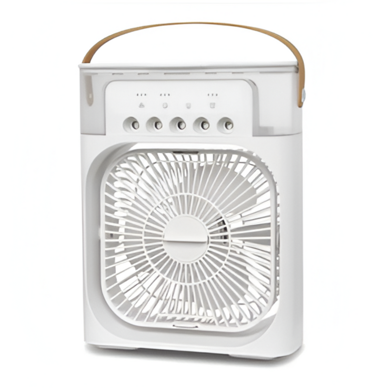Mini Ventilador e Umidificador de Ar