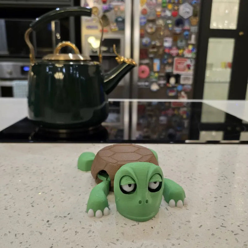 Porta-Copos Tartaruga 3D - Criatividade e Funcionalidade na Sua Mesa