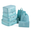 🧳 Kit Organizador de Mala 7 Peças Leve Tudo com Estilo e Sem Bagunça!