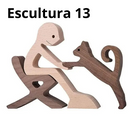 Escultura em Madeira Pelos Pets