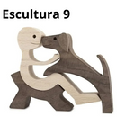 Escultura em Madeira Pelos Pets