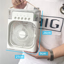 Mini Ventilador e Umidificador de Ar
