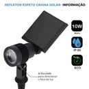 Luminária Espeto Jardim Solar LED